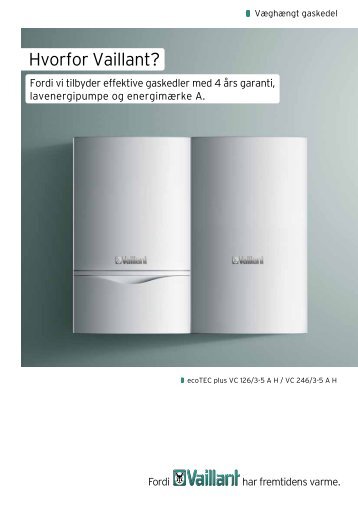 Hvorfor Vaillant?