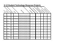 K-12 Student Technology Showcase Projects - Wolsey-Wessington ...