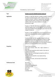 TECHNICAL DATA SHEET - VPS Lubricants