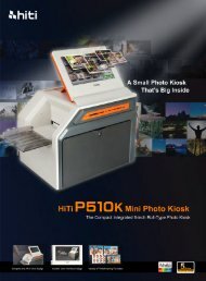 HiTi P510K Brochure (.pdf) - APS Imaging Solutions