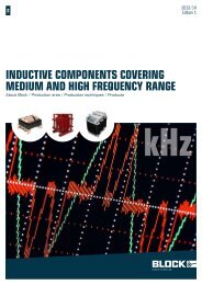 InductIve components coverIng medIum and hIgh frequency range