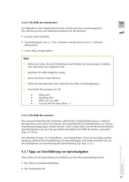 (Englisch) 8. Schulstufe Praxishandbuch - Ãsterreichisches ...