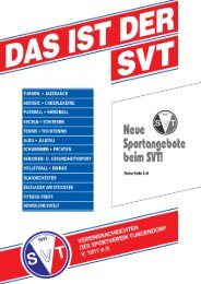 Wir begrÃ¼ÃŸen im SVT... - SV-Tungendorf