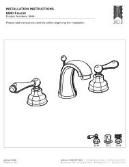 6840 Faucet - Jaclo