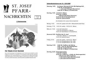 PFARR- - Kath. Kirchengemeinde St. Laurentius in Warendorf