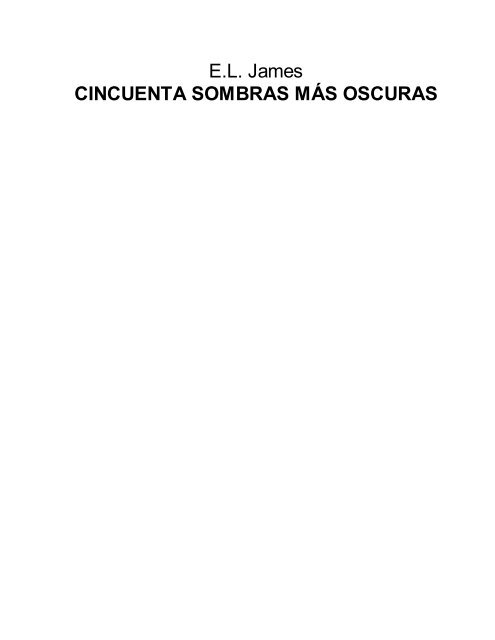 segundo libro Cincuenta sombras oscuras