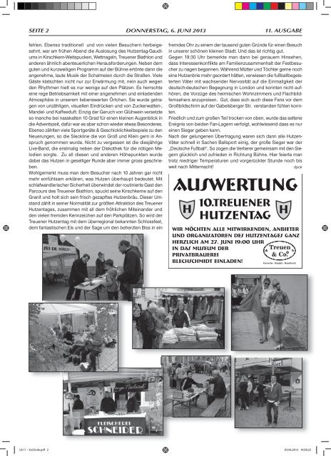 Ausgabe 11 / 2013 - Treuen