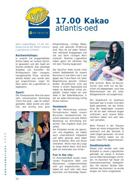 Verein Jugend & Freizeit Jahresbericht 2006