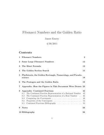 Fibonacci Numbers and the Golden Ratio - STEM2
