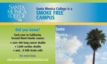 Smoking Area - Santa Monica College