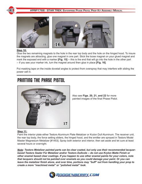 PRP1766 Star Trek: Enterprise Phase Pistol ... - Roddenberry.com