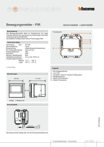 Bewegungsmelder - PIR - Legrand