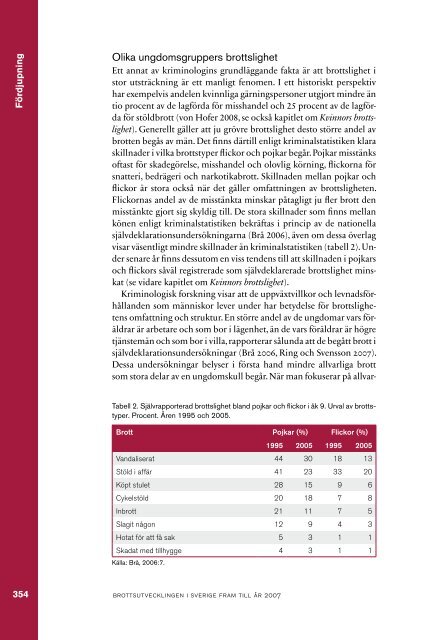 Brottsutvecklingen i Sverige fram till Ã¥r 2007 - BrottsfÃ¶rebyggande ...