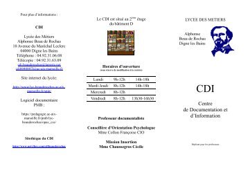 Plaquette_de_presentation_CDI_Profs.pdf - LycÃ©e Professionnel ...