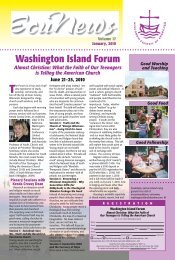 Washington Island Forum - Wisconsin Council of Churches