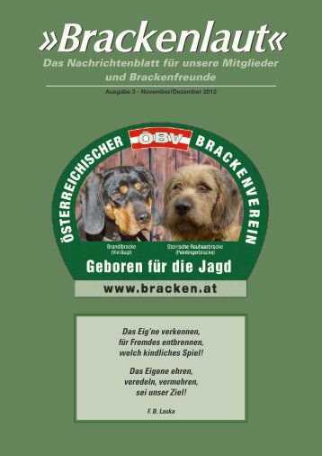 Brackenlaut Dezember - Ãsterreichischer Brackenverein