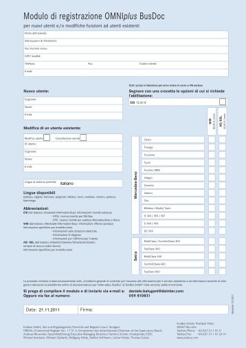 Modulo iscrizione BusDoc pdf-File - Omniplus