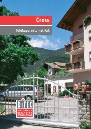 CROSS prospektus - Ditec