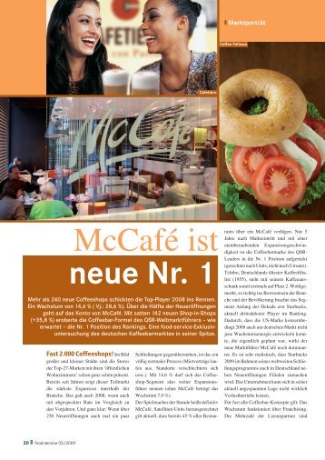 McCafé ist neue Nr. 1 - Cafe Future.net