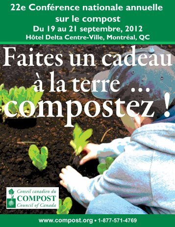 22e Conférence nationale annuelle sur le compost