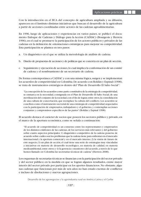 Desarrollo de los agronegocios y la agroindustria rural en AmÃ©rica ...