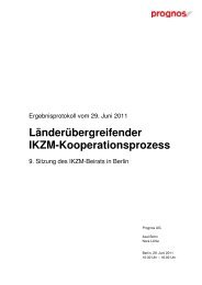 Projektbeiratssitzung am 29. Juni 2011 - IKZM