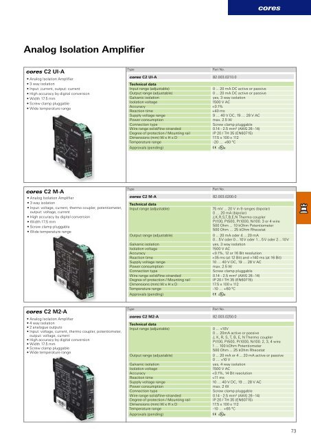 Interface - Catalog (0800.1) - Wieland Electric