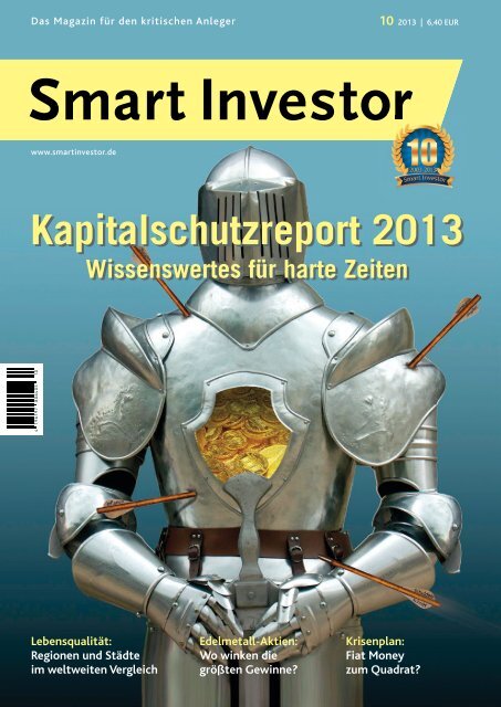 Kapitalschutzreport 2013 Kapitalschutzreport 2013 - Smart Investor