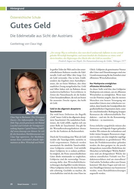 Kapitalschutzreport 2013 Kapitalschutzreport 2013 - Smart Investor