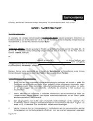 Model overeenkomst contract C – Commerciële ... - Buma/Stemra