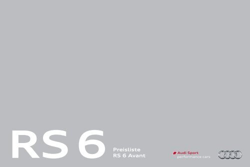 Preisliste laden - PDF - Audi