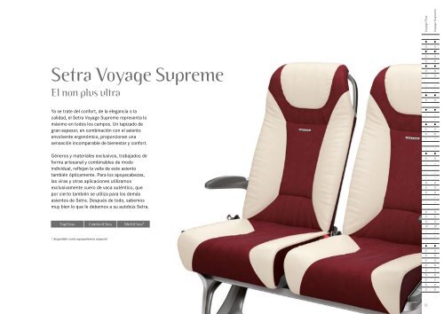 Tomar asiento con todo el confort - Setra