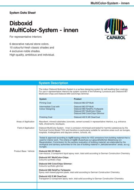 Disboxid MultiColor-System - innen - Caparol