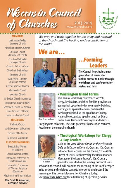 WCC Brochure - Wisconsin Council of Churches
