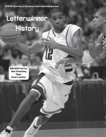 Letterwinner History - UConn Huskies