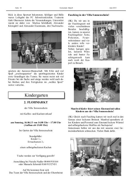 Gemeindezeitung, Ausgabe 97 - Paunzhausen