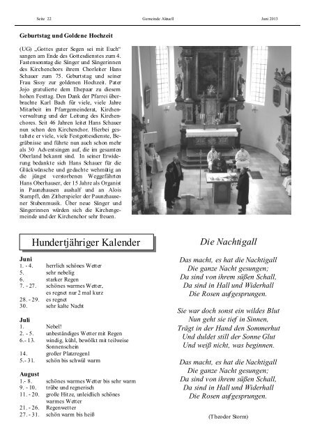 Gemeindezeitung, Ausgabe 97 - Paunzhausen