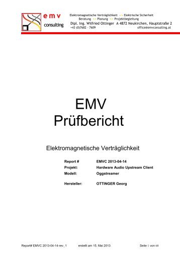 EMV Prüfbericht - WordPress.com