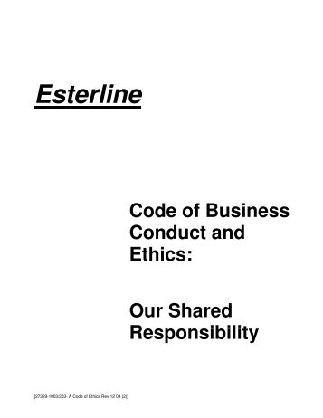 Esterline - EthicsPoint