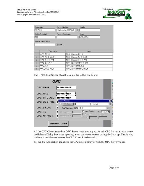 InduSoft Web Studio - InduSoft Corporation