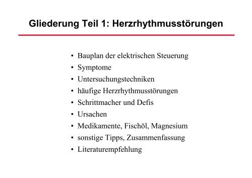 RhythmusstÃ¶rungen: Untersuchungstechniken - Prof-wendt.de