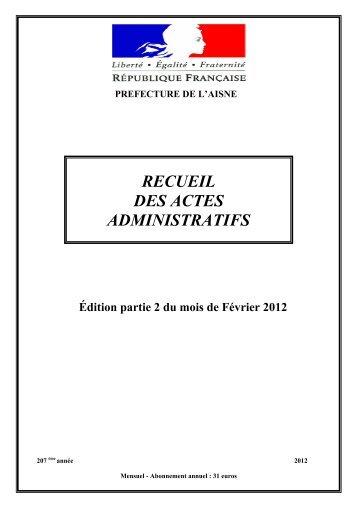 Integral et sommaire Février_2 - Préfecture de l'Aisne