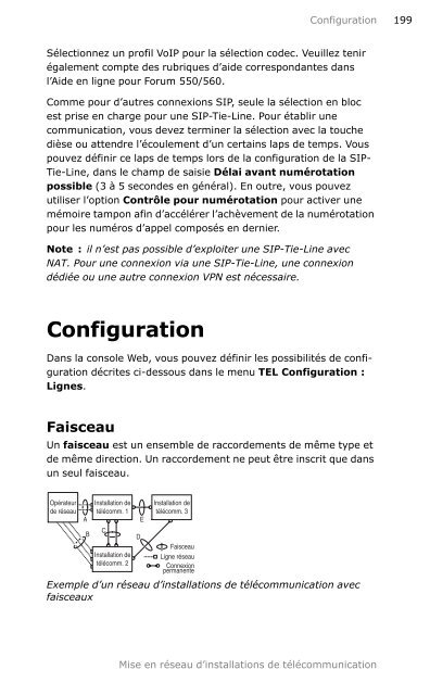 installation du Forum 550 - Belgacom