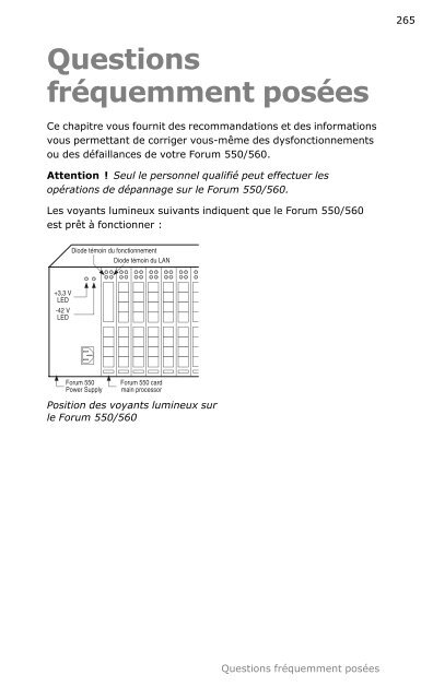 installation du Forum 550 - Belgacom