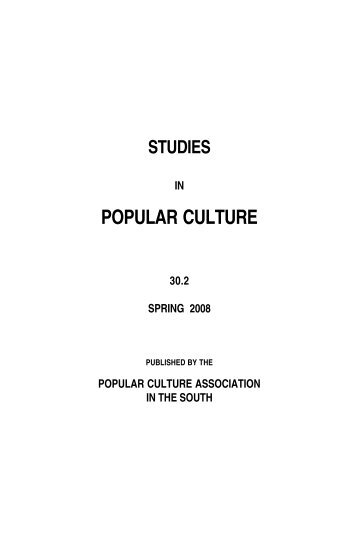 Go here - Popular/American Culture Association in the South