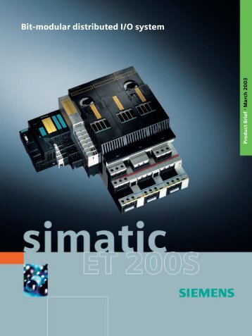 SIMATIC ET 200S - Bit-modular distributed I/O system - Induteq