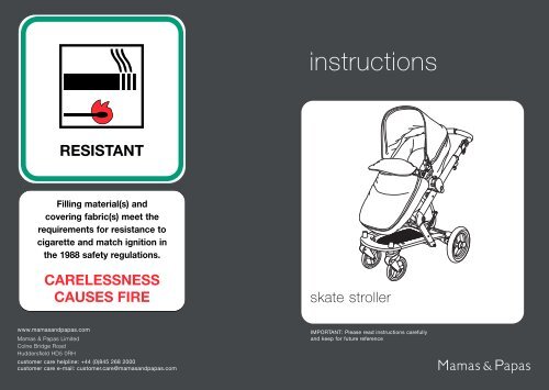 mamas and papas primo viaggio travel system instructions