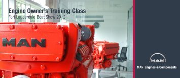 Engine Owner's Training Class - MAN Engines & Components Inc.