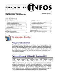 Infoblatt Juni 2012 - Gemeinde Schnottwil