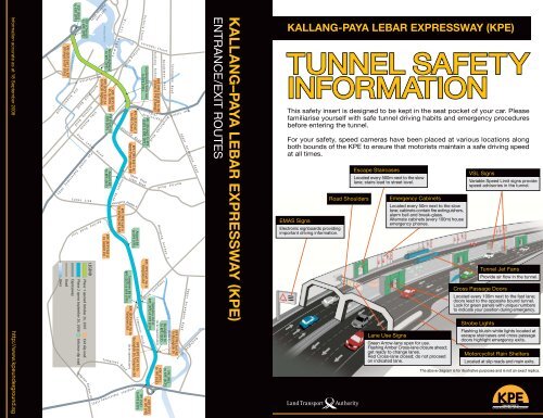 KPE Tunnel Safety Information - English (PDF)